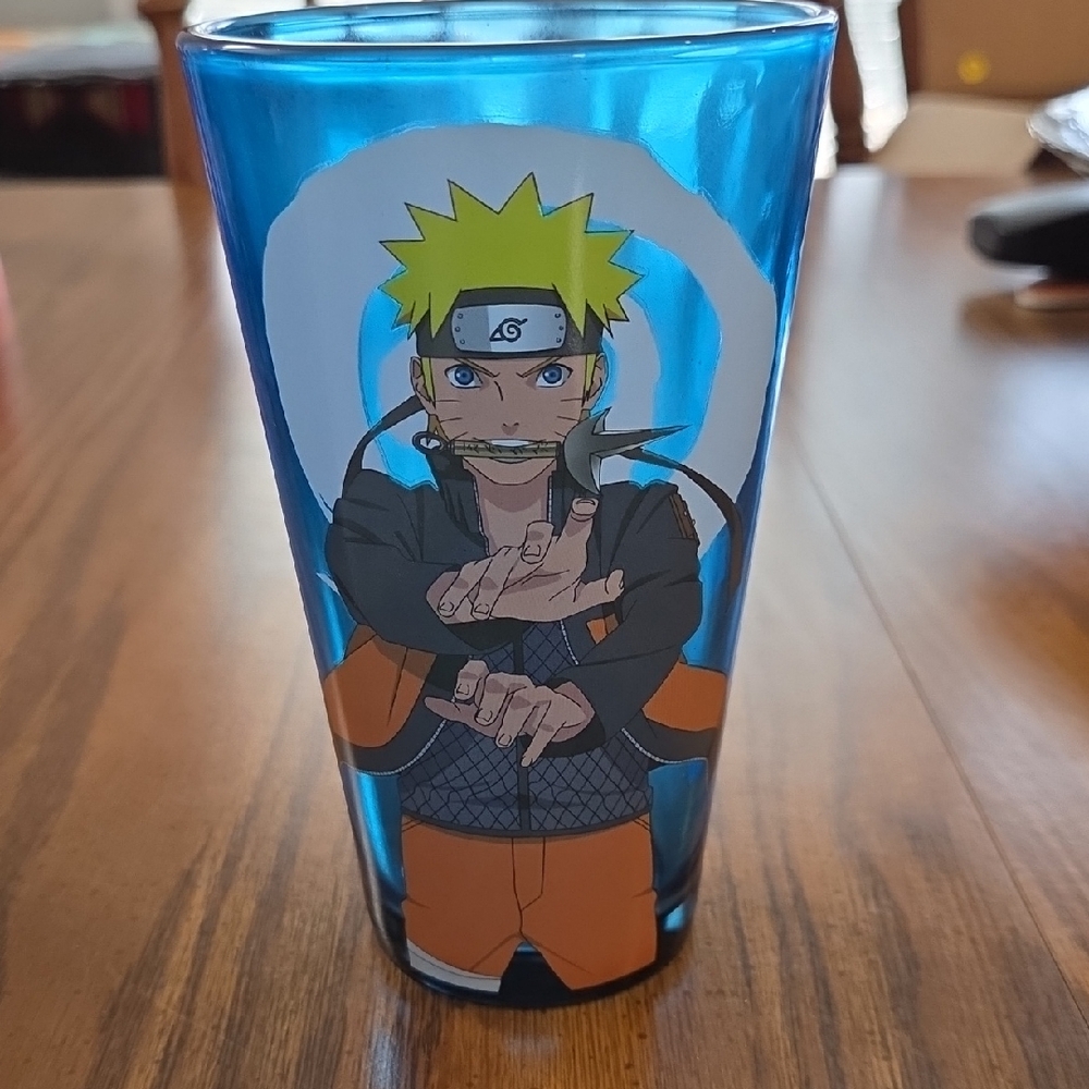 Loot Crate Blue Naruto Shippuden Character Pint Glass